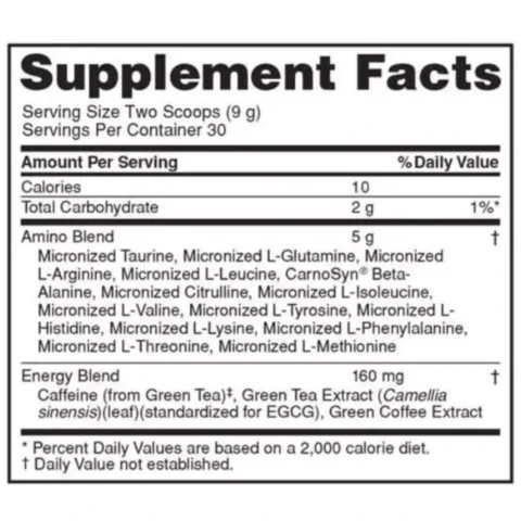 amino energy 30 serv optimum nutrition envia suplementos mexico sf