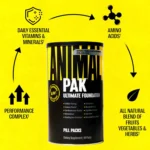 animal-pak-universal-nutrition-44-packs-frente-etiqueta-vitaminas-minerales-aminoacidos-performance-antioxidante