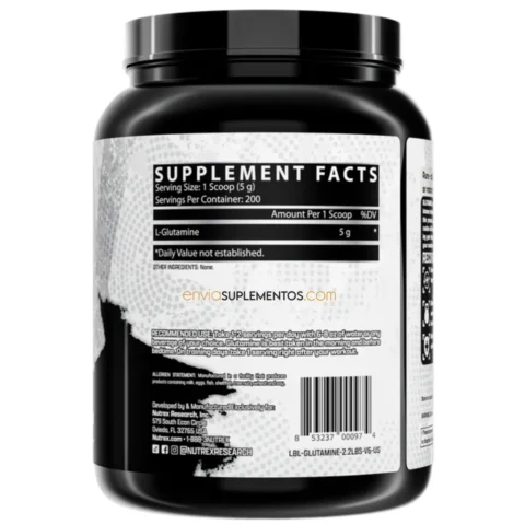 glutamina nutrex 1kg envia sulpementos sf1