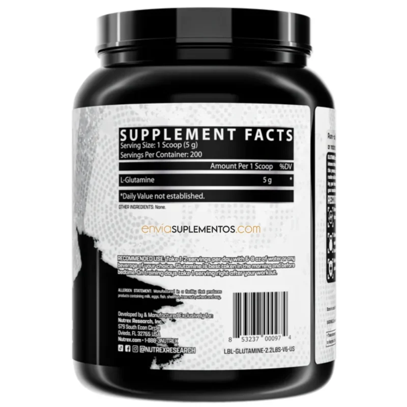 glutamina nutrex 1kg envia sulpementos sf1