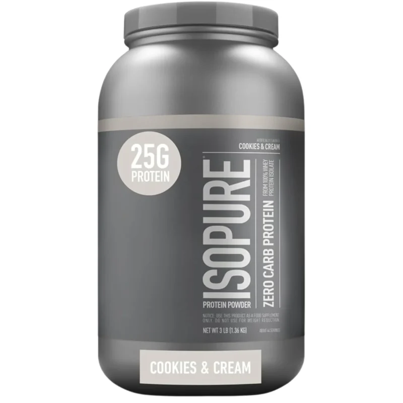 isopure 3 lbs natures best envia suplementos cookies and cream