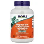 aspartato de magnesio y potasio now foods envia suplementos