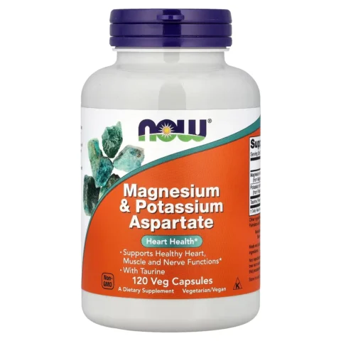 aspartato de magnesio y potasio now foods envia suplementos