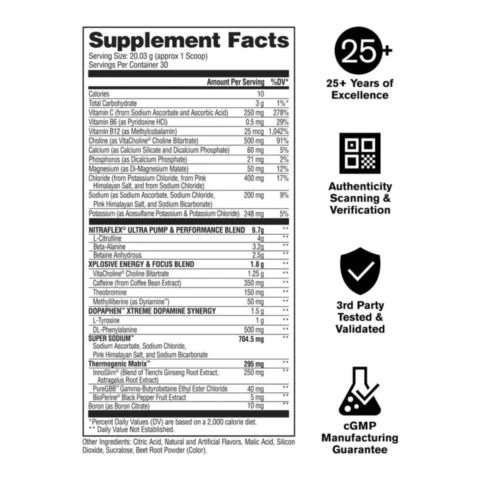 nitraflex-burn 30-serv gat-sport supplement-facts nitraburn-matrix-nitrosigine-resveratrol-pterostilbeno