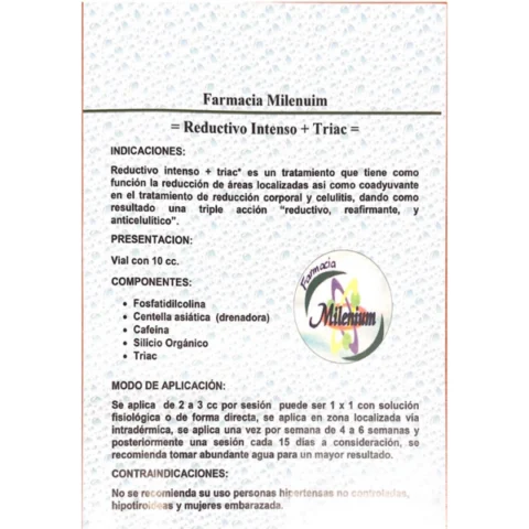 Reductivo Intenso + Triac envia suplementos