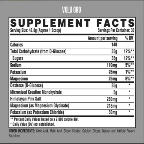 VOLU GRO nutrex envia suplementos sf