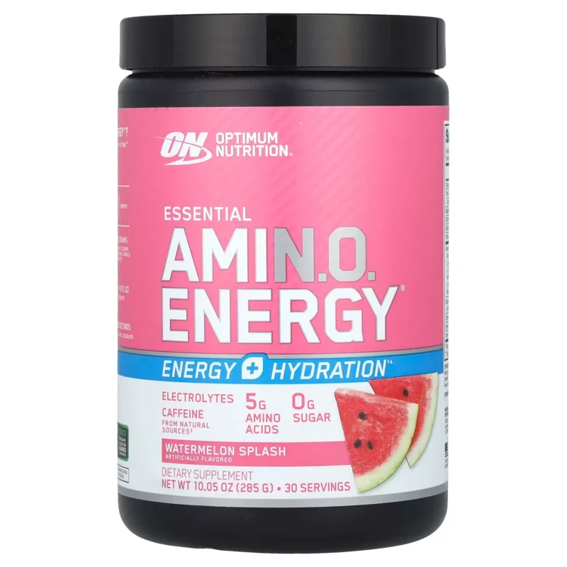 amino energy energy + hydration optimum nutrition envia suplementos sandia