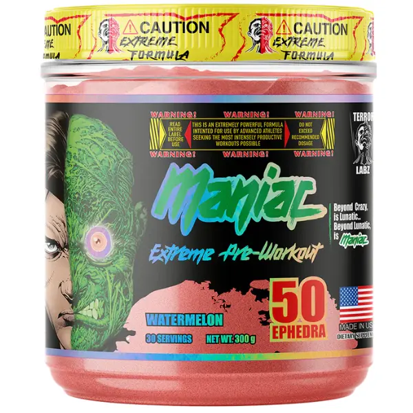 maniac terror labz envia suplementos