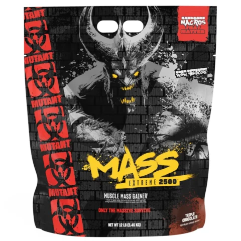 Mutant Mass Extreme 2500 12 Lbs envase de 12 libras de ganador de peso