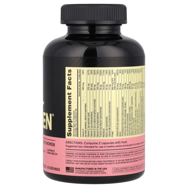 opti women 120 caps optimum nutrition envia suplementos sf