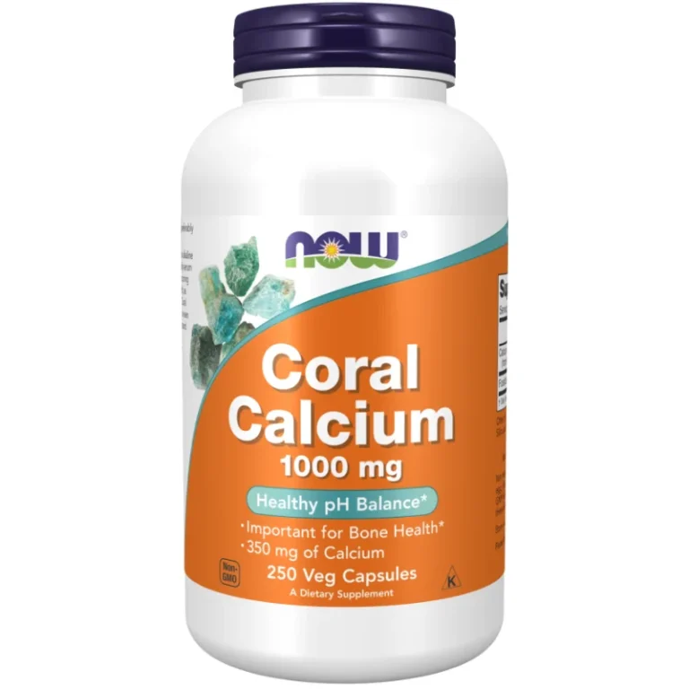 calcio de coral now foods envia suplementos