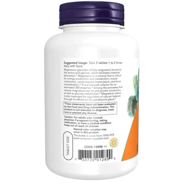 glicinato de magnesio now foods envia suplementos sf1