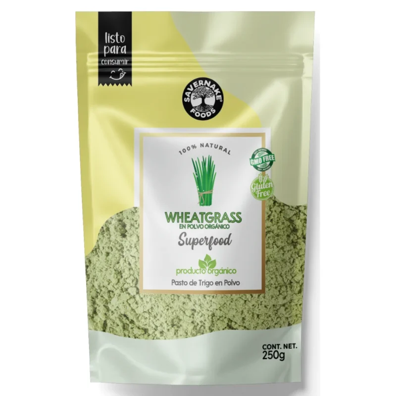 wheatgrass organico pasto de trigo en polvo savernake foods superfoods
