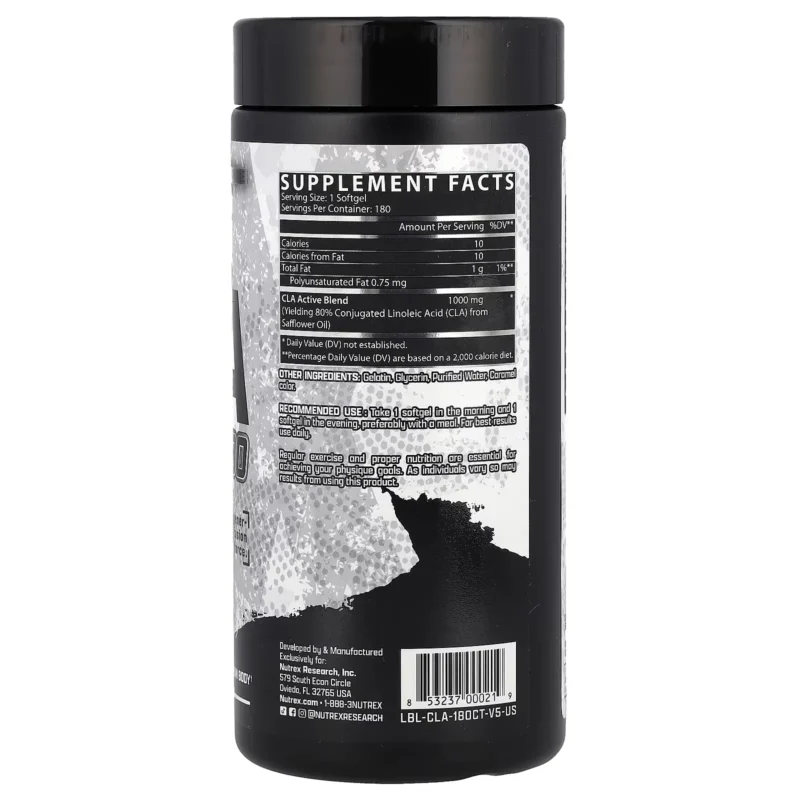 CLA 1000 180 caps nutrex reasearch envia suplementos sf