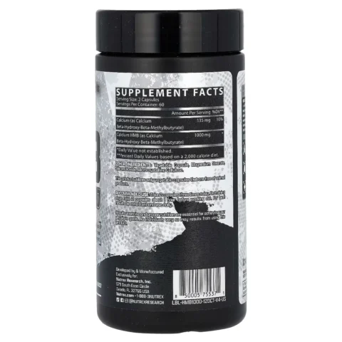 HMB 1000 120 caps nutrex research envia suplementos sf