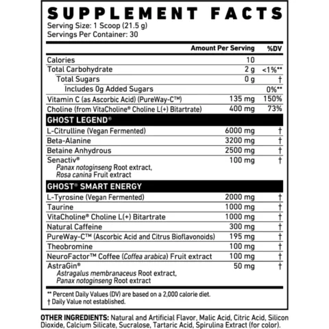 ghost legend V4 sf envia suplementos