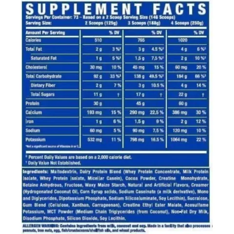 king mass ronnie coleman 20 lbs sf