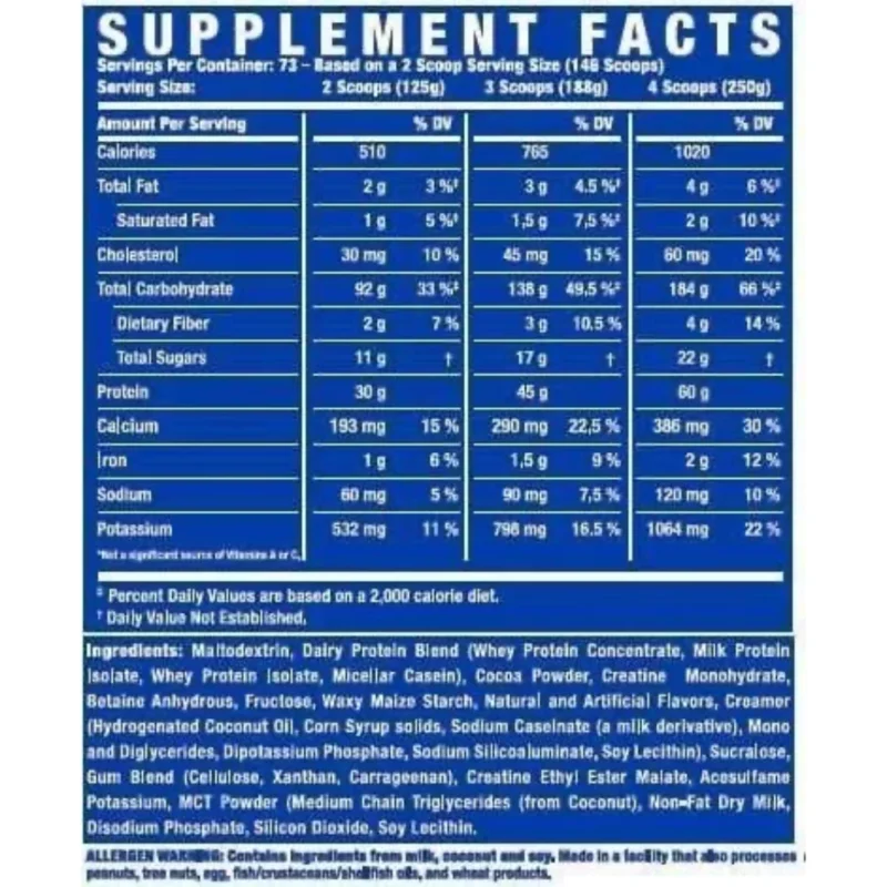 king mass ronnie coleman 20 lbs sf
