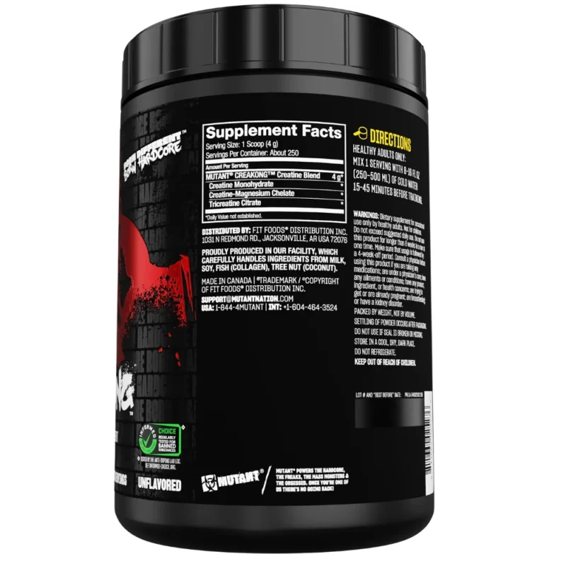 mutant creakong 1kg envia suplementos sf