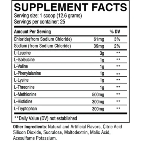 raw eaa aminoacidos esenciales envia suplementos sf