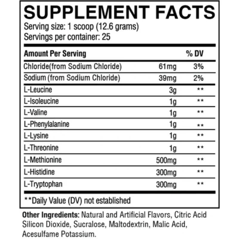 raw eaa aminoacidos esenciales envia suplementos sf