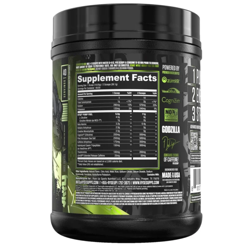 ryse godzilla envia suplementos manzana verde sf