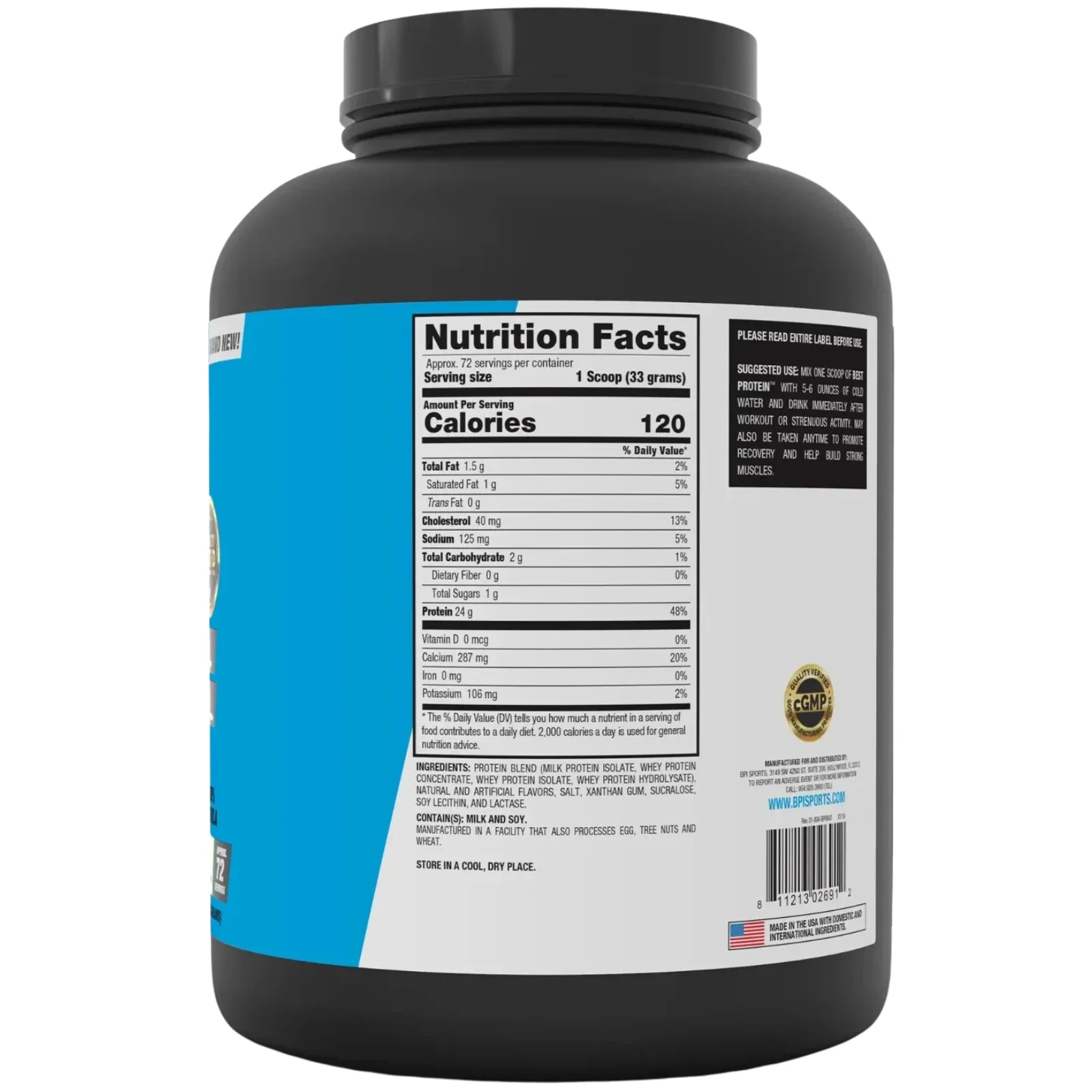 best protein vainilla swirl bpi sports envia suplementos sf