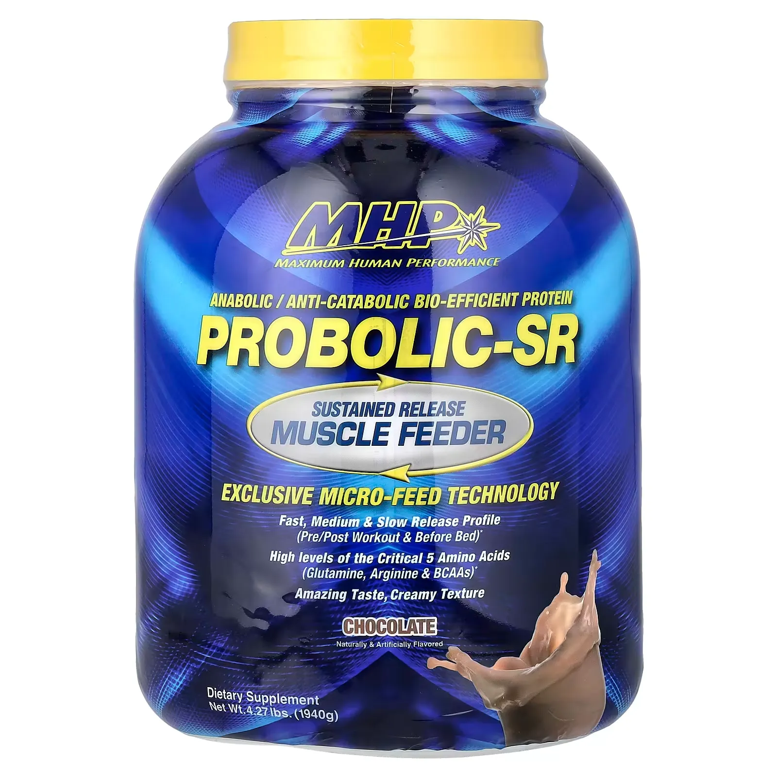 probolic SR MHP 5 lbs envia suplementos chocolate