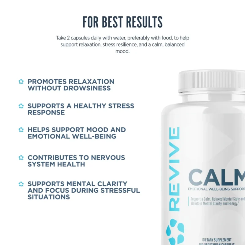 calm+ revive MD envia suplementos sf4