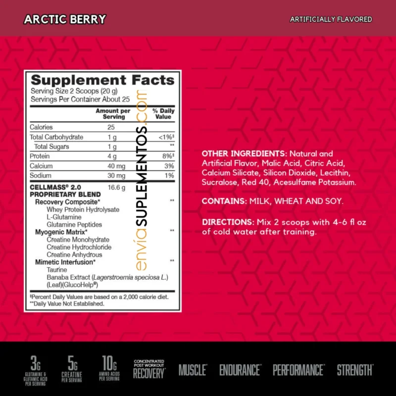 cellmass 2.0 bsn 25 serv envia suplementos sf