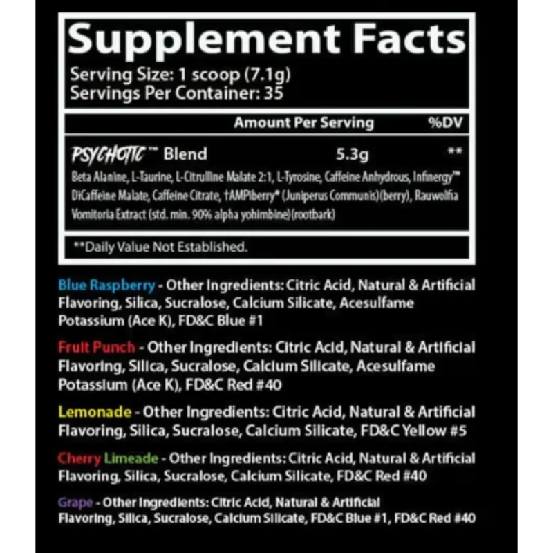 psychotic hellboy 35 serv insane labz sf