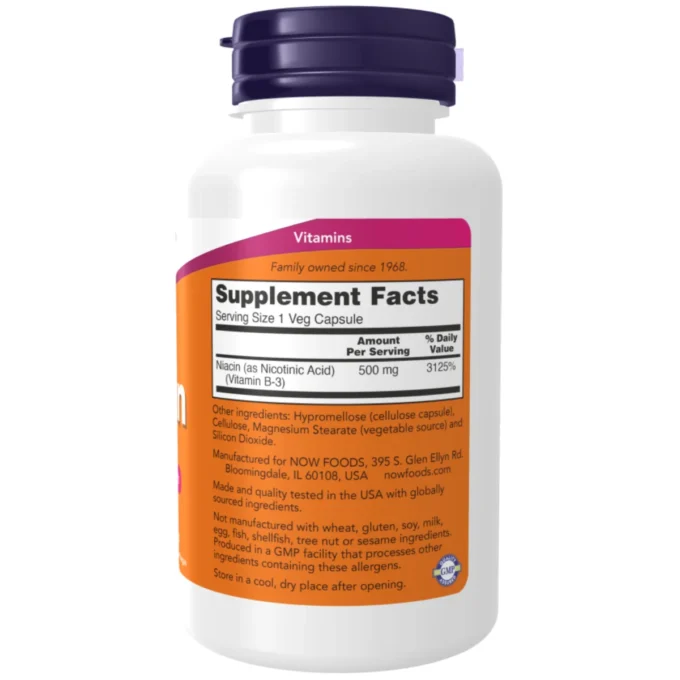 niacina now foods vitamina b3 envia suplementos sf