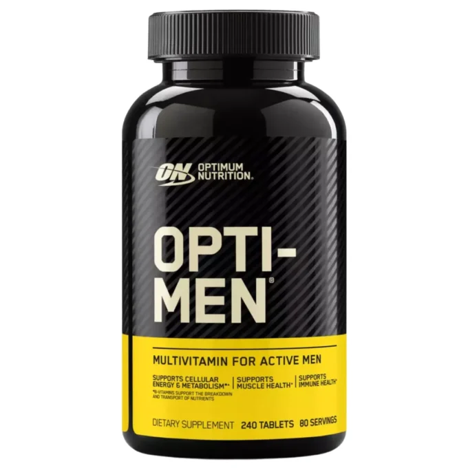 opti-men optimum nutrition 240 tabs envia suplementos multivitaminico