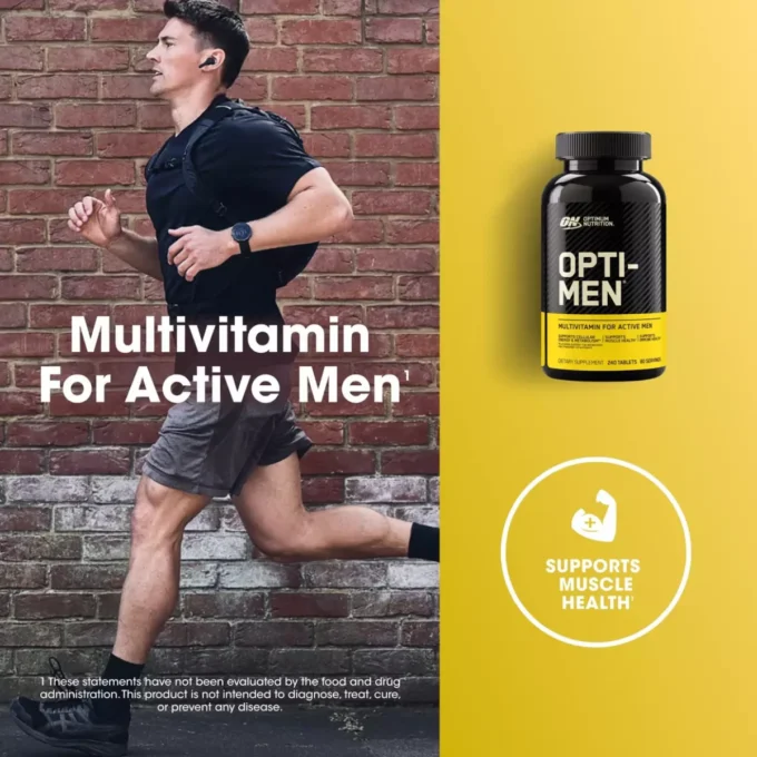 opti-men optimum nutrition 240 tabs envia suplementos multivitaminico5