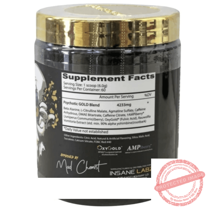 psychotic gold 60 serv insane labz envia suplementos sf