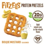 fitzels protein pretzels boujie mustard lennys & larrys envia suplementos1