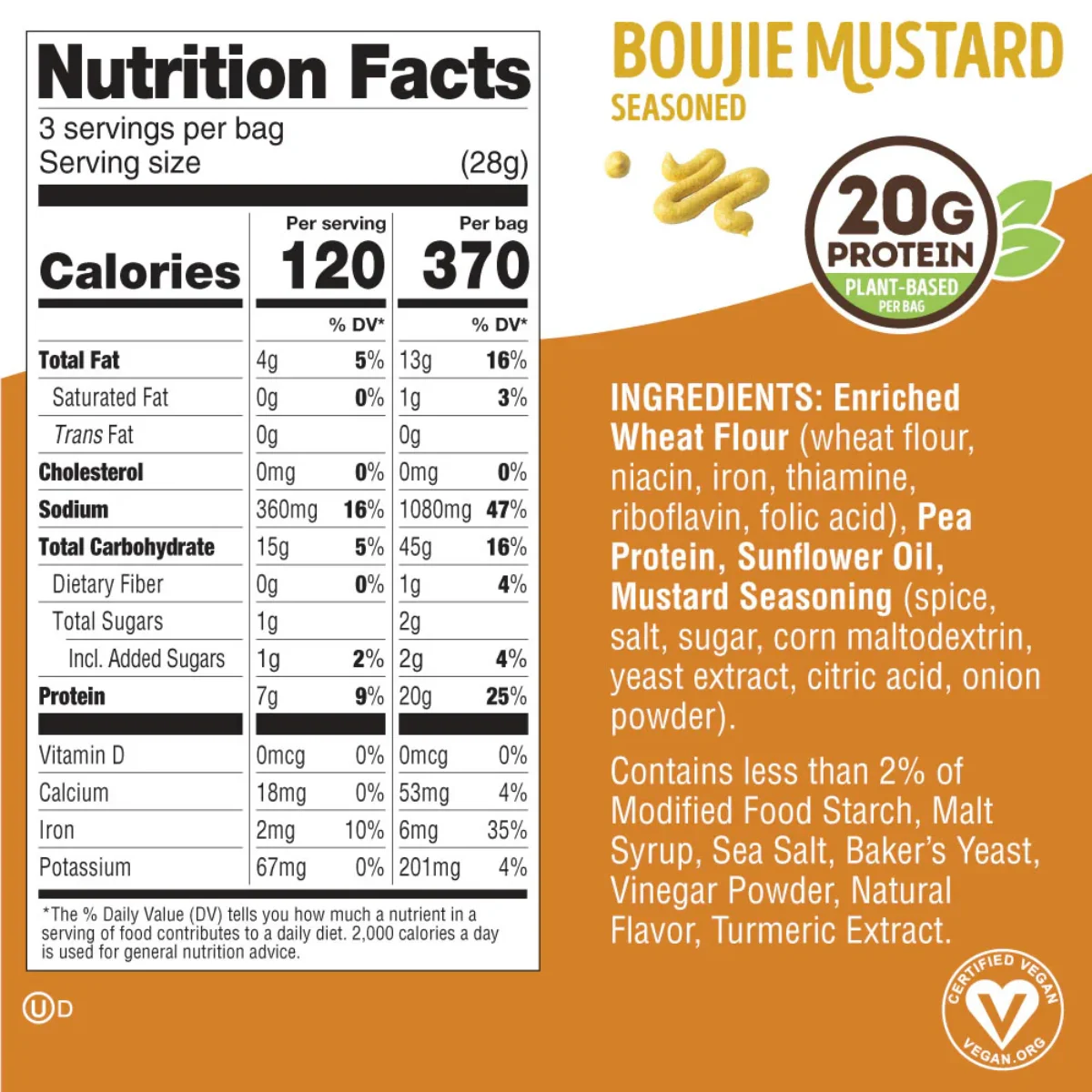 fitzels protein pretzels boujie mustard lennys & larrys envia suplementos6