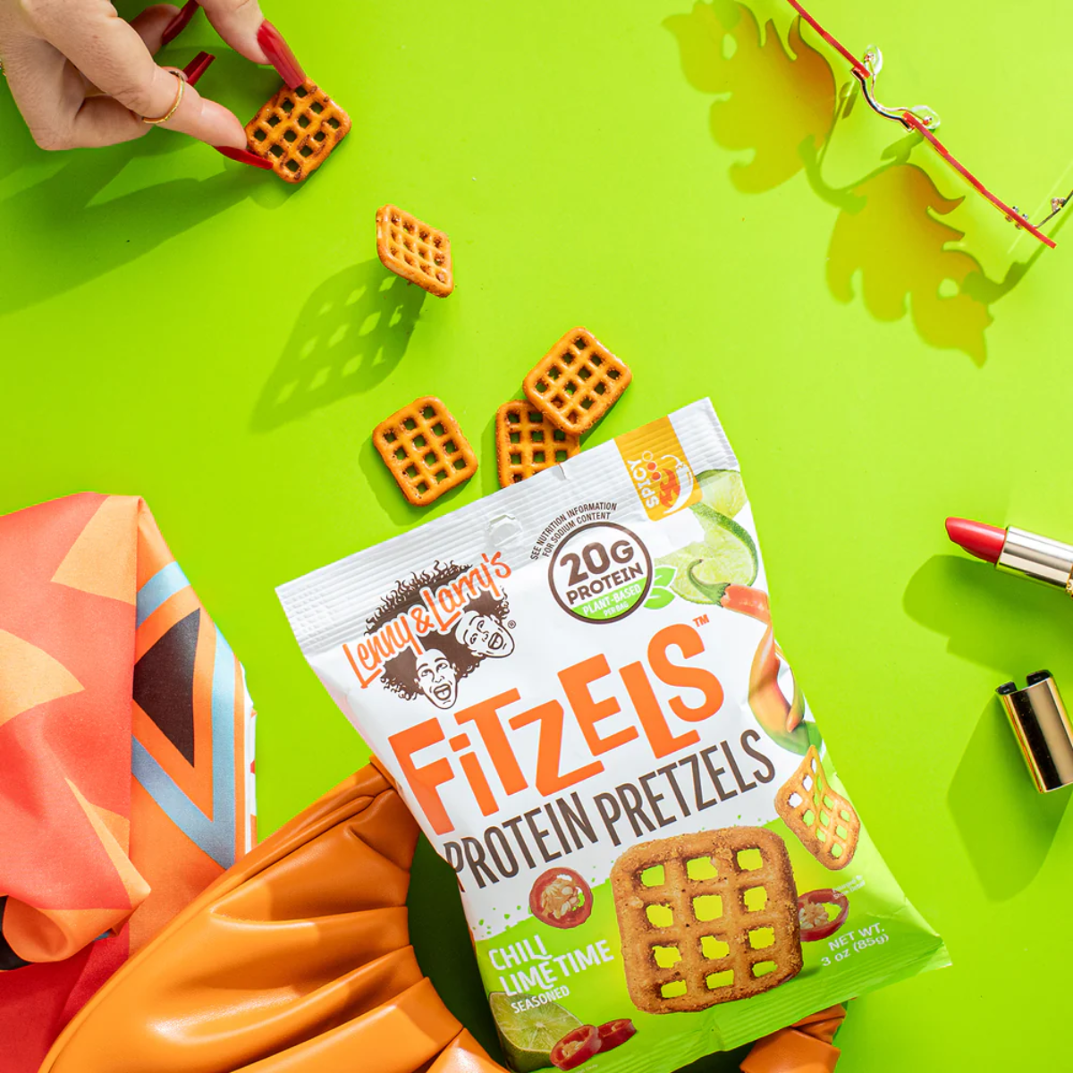 fitzels protein pretzels chili lime time lennys & larrys envia suplementos44
