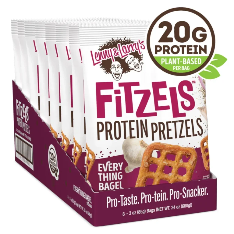 fitzels protein pretzels everything bagel lennys & larrys envia suplementos3