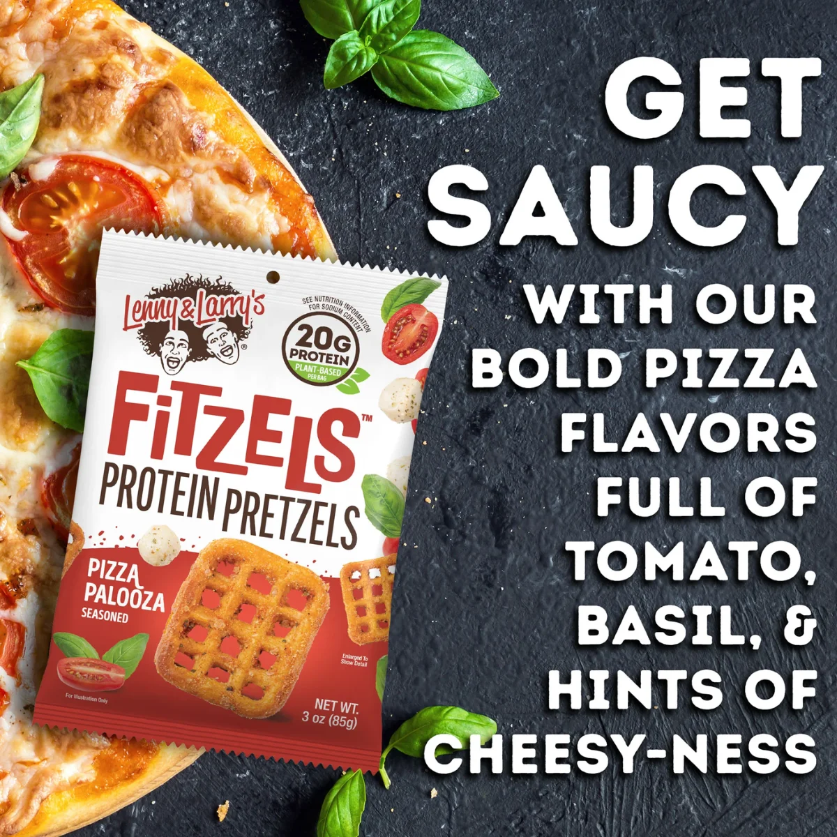 fitzels protein pretzels pizza paloosa lennys & larrys envia suplementos 5