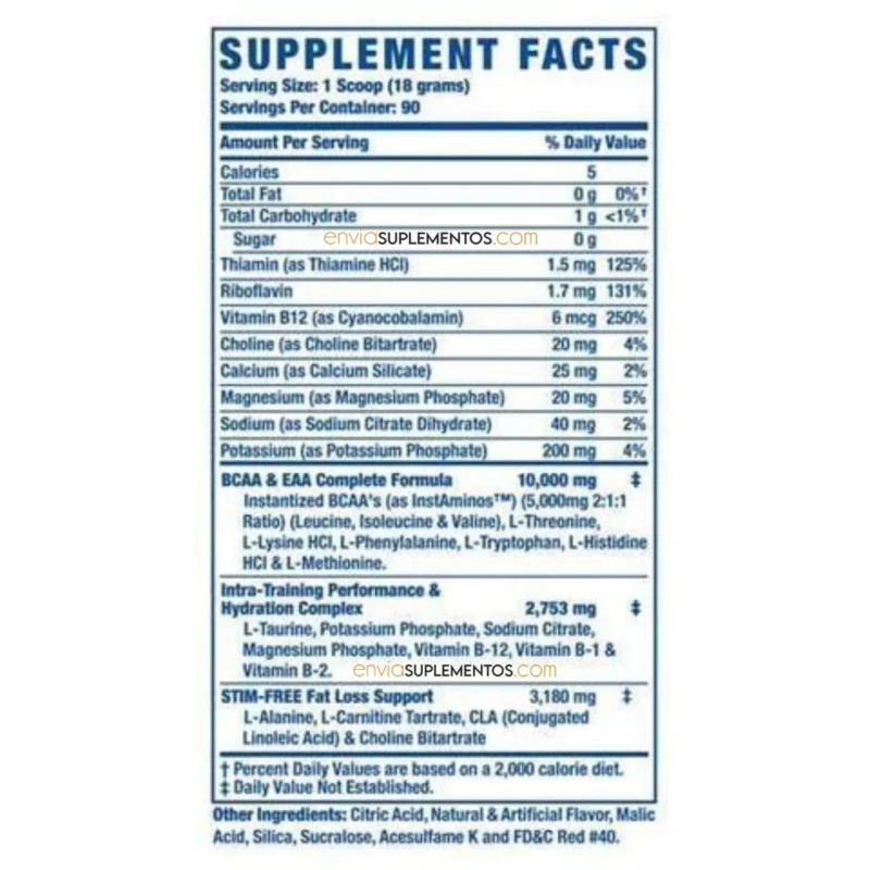 amino tone + Eaa ronnie coleman envia suplementos sf