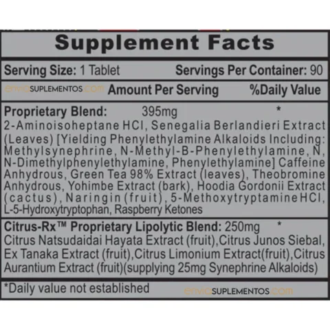 lipodrene xtreme hi tech envia suplementos sf