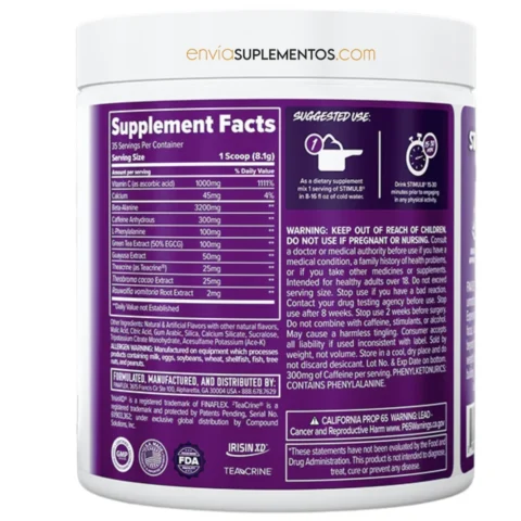 stimul8 original 35 serv finaflex envia suplementos sf