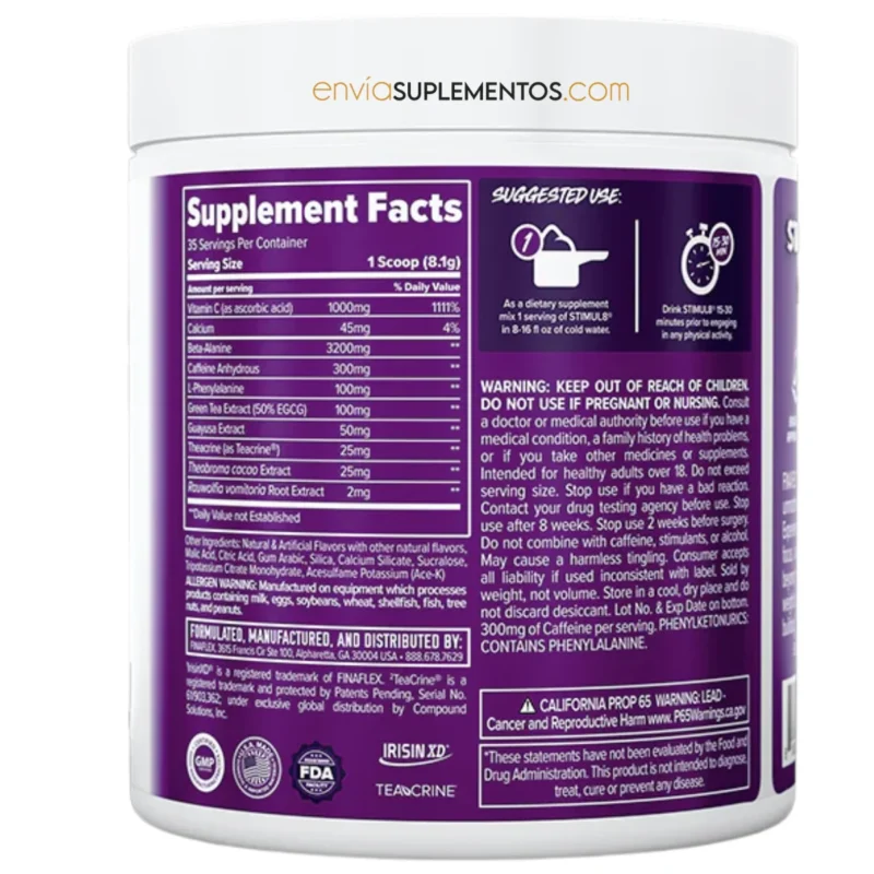 stimul8 original 35 serv finaflex envia suplementos sf