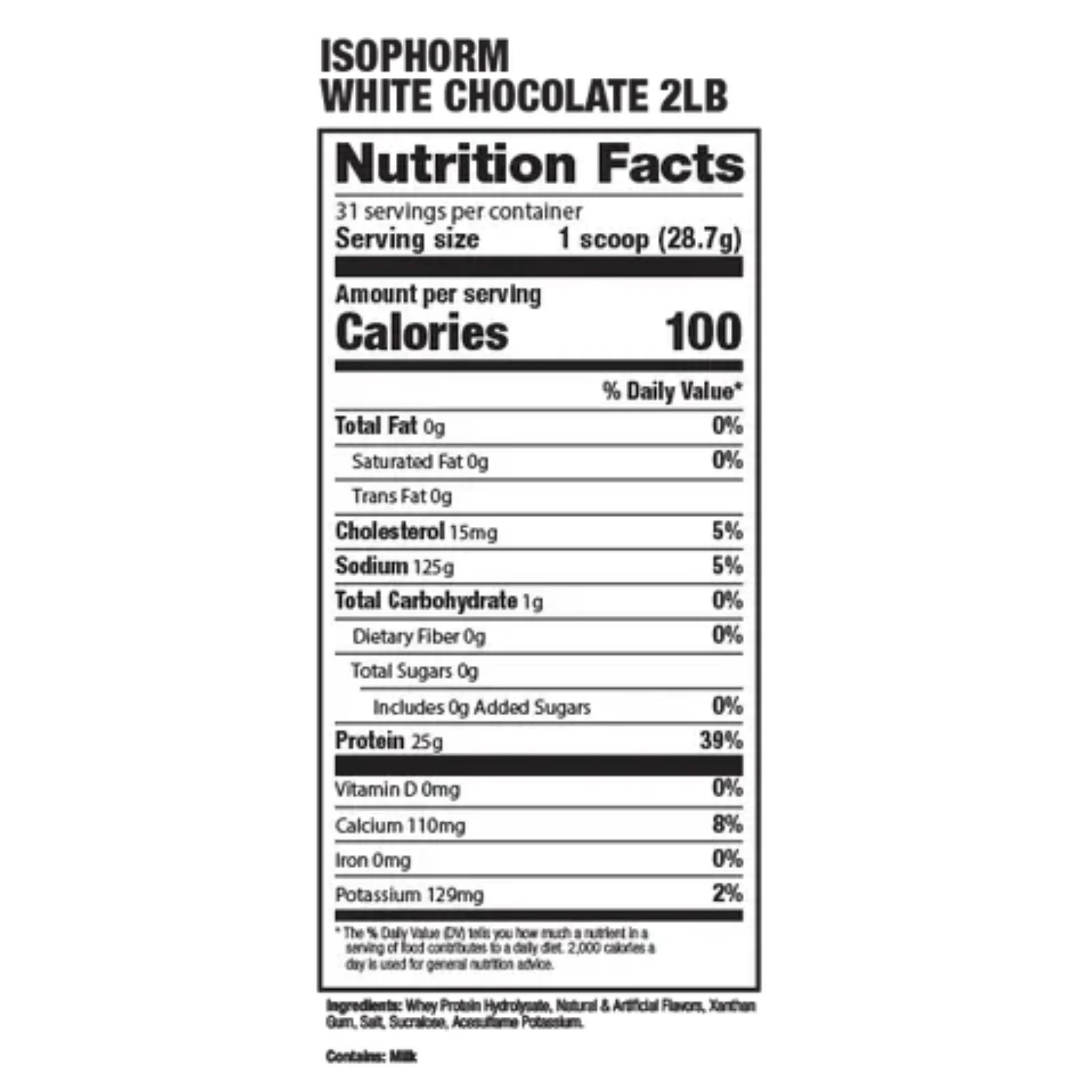 isophorm 2 lbs dragon pharma envia suplementos white chocolate peanut butter sf