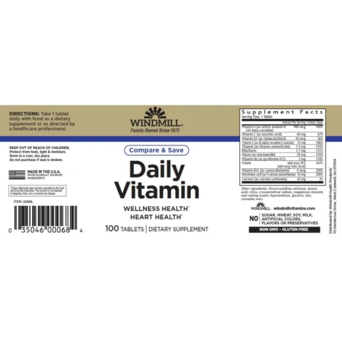 Daily Vitamin multivitaminico windmill ES sf