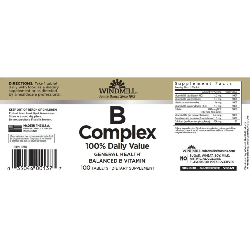 Vitamina b12 windmill envia suplementos sf (1)