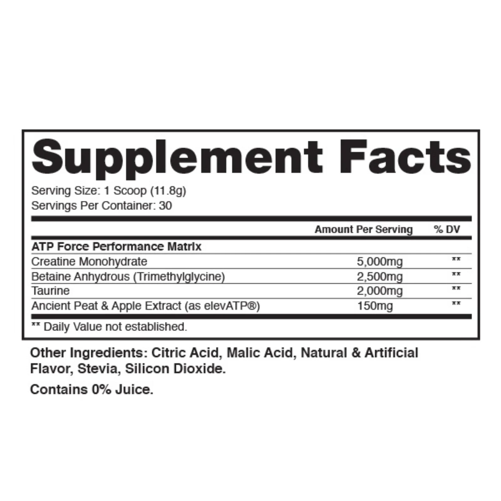 atp-force-dragon-pharma 30-porciones frente-envase grape-pina-colada-mango-coconut-strawberry-lemonade-unflavored