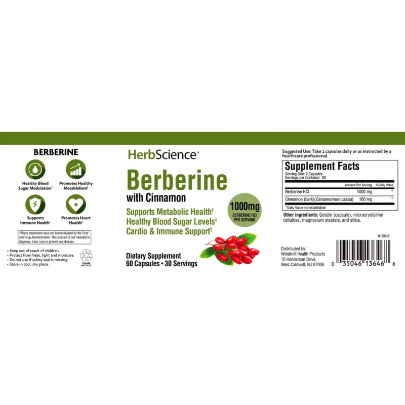 berberina con canela windmill herb science envia suplementos