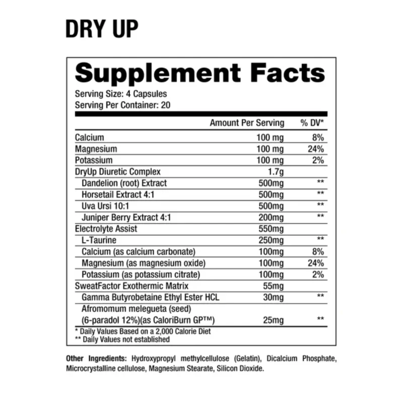 dryup dragon pharma diuretico envia suplementos